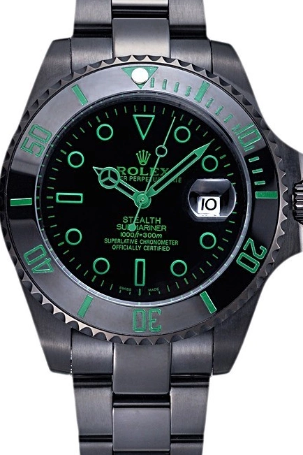 Aaa replica watch Submariner Rolex Stealth Black Ceramic 622007 0711